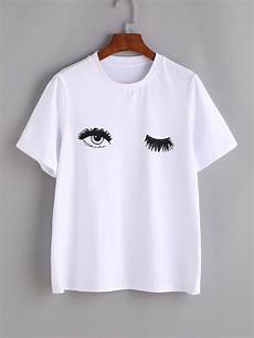 White Graphic Tees