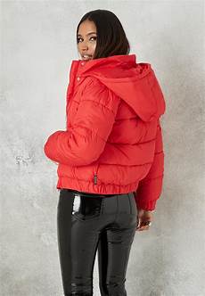 Black Hooded Puffer Jacket