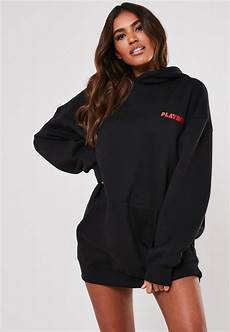 Black Oversized Hoodie