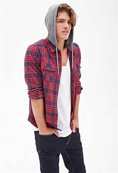 Flannel Over Hoodie