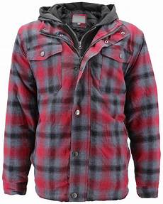 Hooded Flannel Jacket